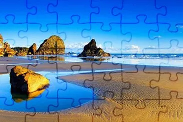 Ilha com pedras jigsaw puzzle