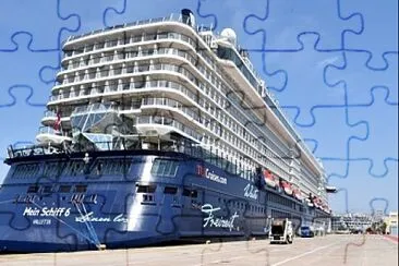 Large Cruise Ship in Greece jigsaw puzzle