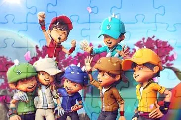 Kartun jigsaw puzzle