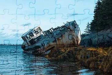 Abandoned in Feltzen South, Nova Scotia jigsaw puzzle