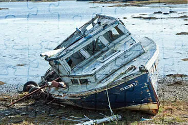 Abandoned in Blue Rocks - Nova Scotia jigsaw puzzle