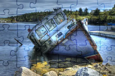 Abandoned in Sambro - Nova Scotia jigsaw puzzle