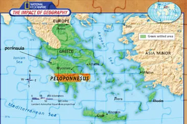 Geography of Greece jigsaw puzzle