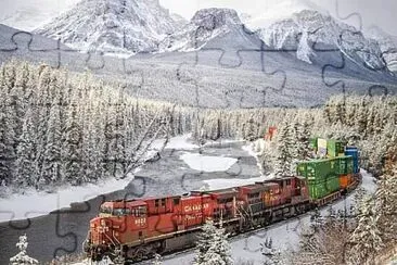 Canadian Pacific Rail jigsaw puzzle