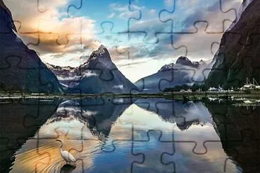 Nouvelle-ZÃ©lande Milford jigsaw puzzle