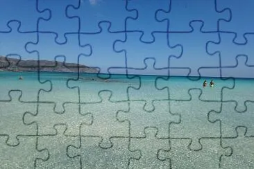 Plage dâ€™Elafonissi jigsaw puzzle