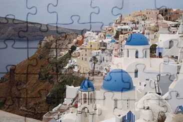 santorin jigsaw puzzle