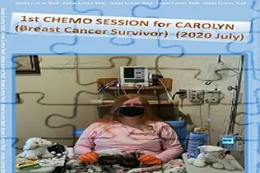 1st CHEMO SESSION for CAROLYN (Breast Cancer) 7/20