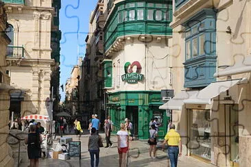 Walking Around Valetta jigsaw puzzle