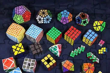 Rubik 's Cube Collection jigsaw puzzle