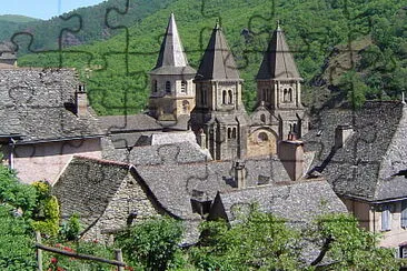 Conques, Aveyron jigsaw puzzle