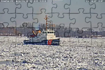 Biscayne Bay-104 USCG ice breaking