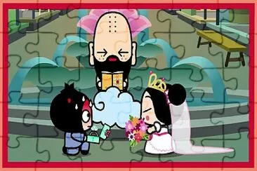 garu le ofrece matrimonio a pucca pucca