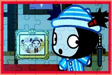 garu oye la voz de pucca y se pone nervioso pucca jigsaw puzzle