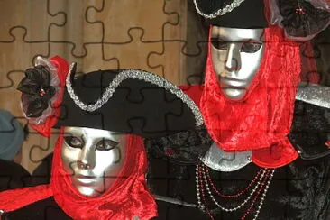 Masques du carnaval de Venise jigsaw puzzle