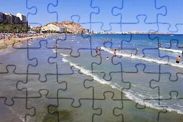 alicante-postiguet jigsaw puzzle