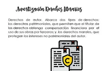 פאזל של amortizaciÃ³n derecho literarios