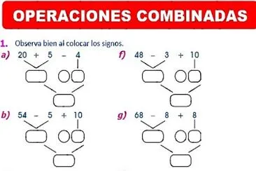 operaciones combindas