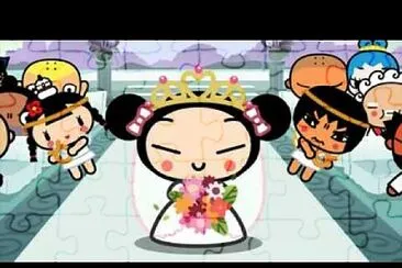 pucca imagina su boda con garu pucca