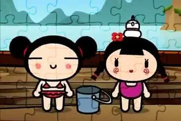 pucca y ching ayudaran a garu y a abyo pucca