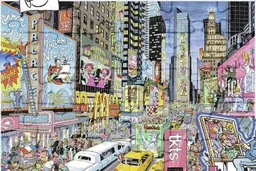 times square jigsaw puzzle