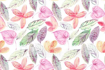 watercolor floral pattern