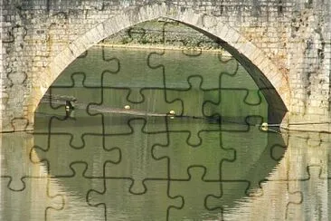 Pont sur la BaÃ¯se, NÃ©rac, 47 jigsaw puzzle