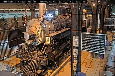 Tucson,AZ/USA Steam Engine on display jigsaw puzzle