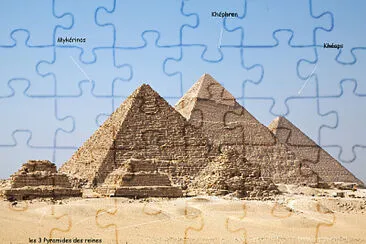 Pyramides d 'Egypte jigsaw puzzle