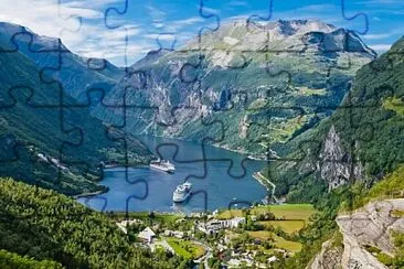 Geirangerfjord, Norvege jigsaw puzzle