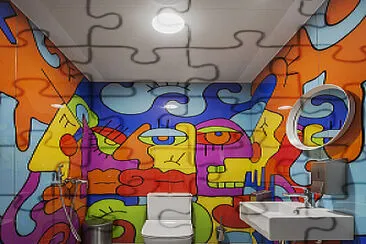 Colorful Restroom jigsaw puzzle