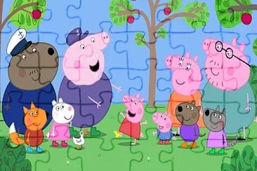 פאזל של peppa pig