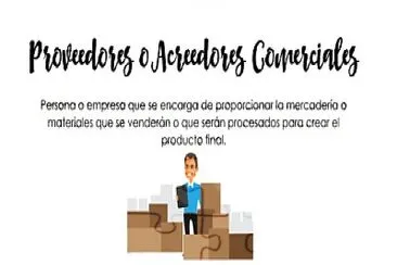 Proveedores o acreedores comerciales