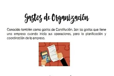 gastos de organizacion