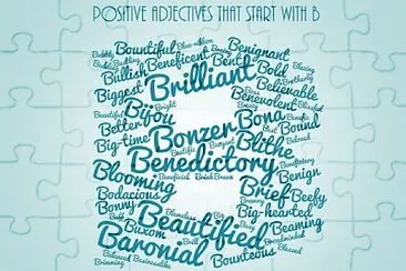 Positive adjectives.B