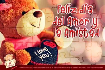 Feliz dÃ­a del amor y la Amistad jigsaw puzzle