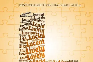 Positive adjectives,L jigsaw puzzle