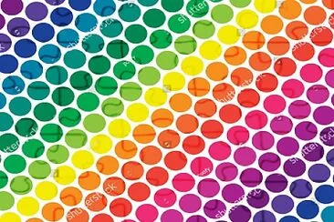 Rainbow Colored Dots jigsaw puzzle