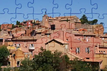 Roussillon, Vaucluse, France jigsaw puzzle