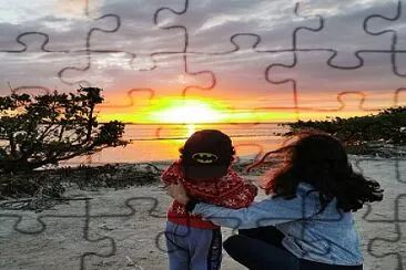 Atardecer en Playa Blanca Q. ROO jigsaw puzzle