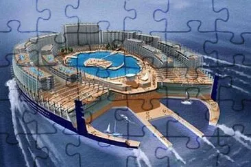 Future cruise ship jigsaw puzzle