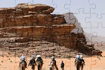 פאזל של AB - Desert du Wadi Rum, Jordanie