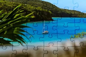 Praia turquesa jigsaw puzzle