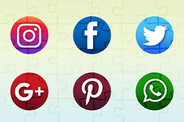 redes sociales iconos