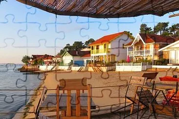 TERRASSE SUR LE BORD jigsaw puzzle