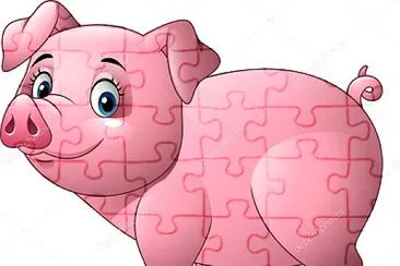 Pig jigsaw puzzle