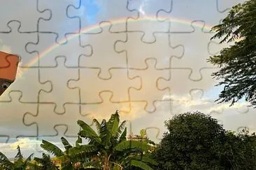 ARCO IRIS EN LA TARDE jigsaw puzzle