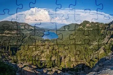 פאזל של Donner Lake as seen from Donner Pass