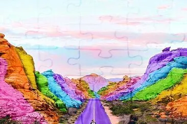 Colorful Road jigsaw puzzle