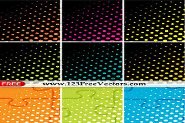 Colorful Halftone Dots jigsaw puzzle